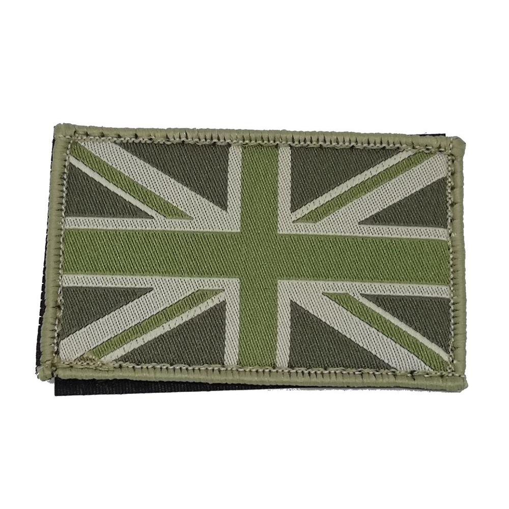 Subdued Monochrome Union Jack Tactical Patch – Hook & Loop