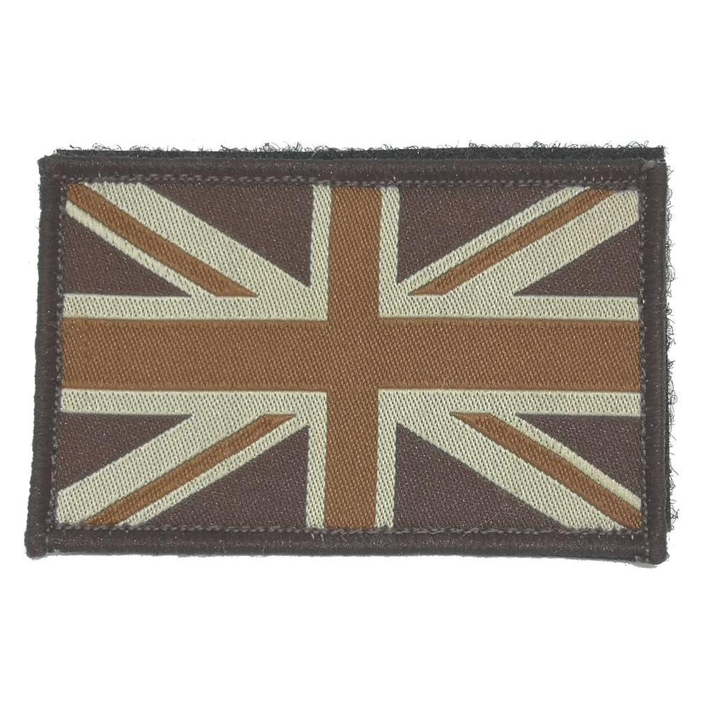 Union Jack Tactical Patch – PCS Tan (Hook & Loop)