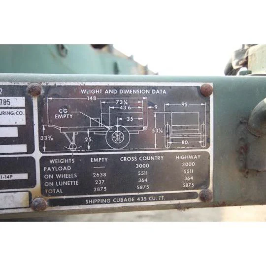US Army M332 Ammo Trailer - Image 3
