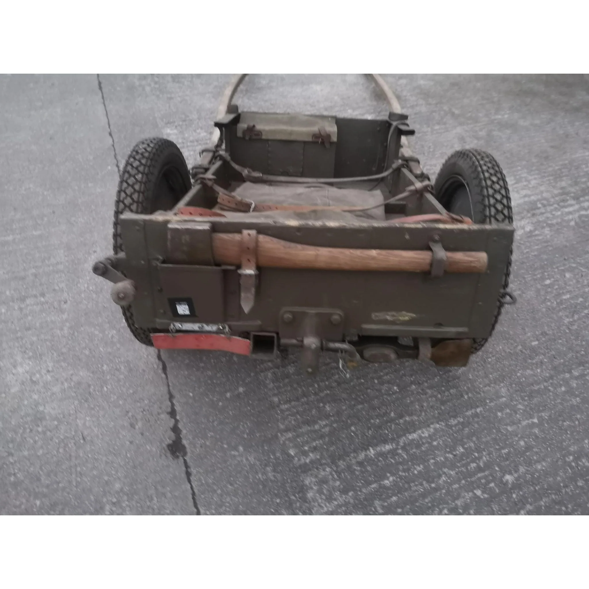 Vintage Swiss Army Ammo Cart - Image 4
