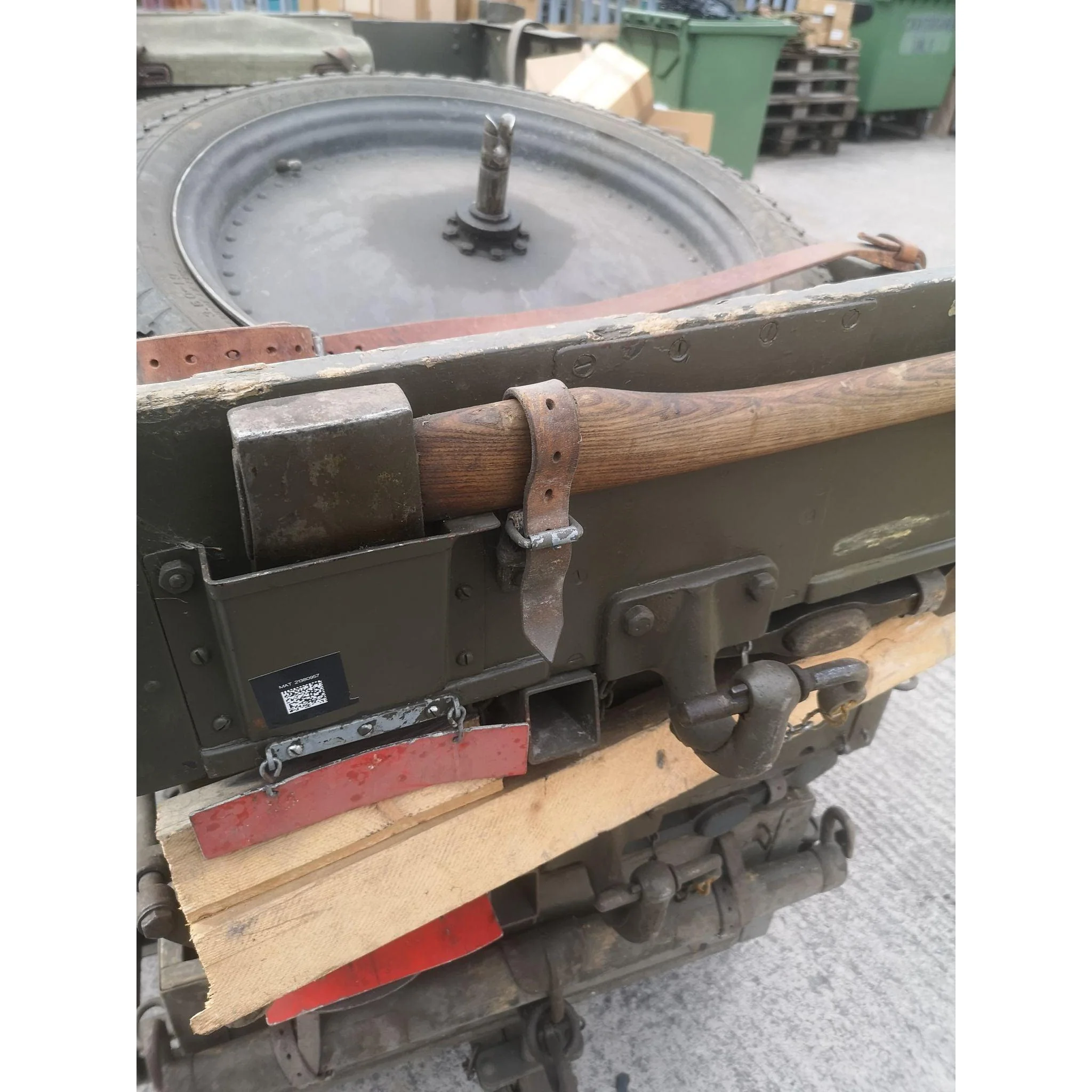 Vintage Swiss Army Ammo Cart - Image 7