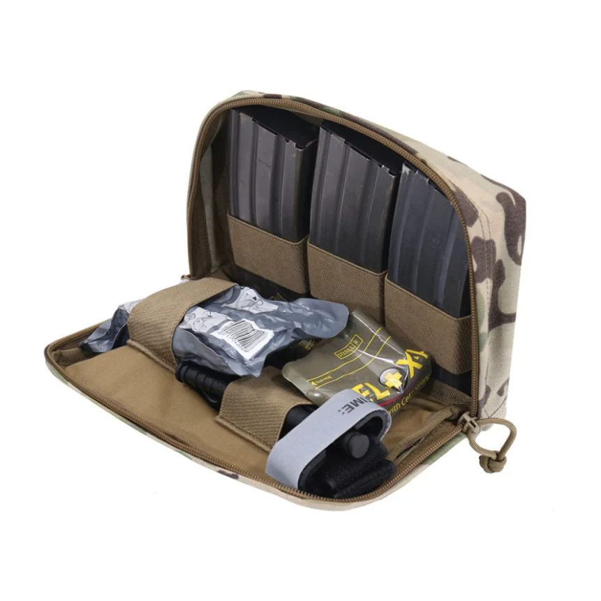 Warrior Assault Systems Laser Cut Large Horizontal Utility Pouch Multicam - Image 3