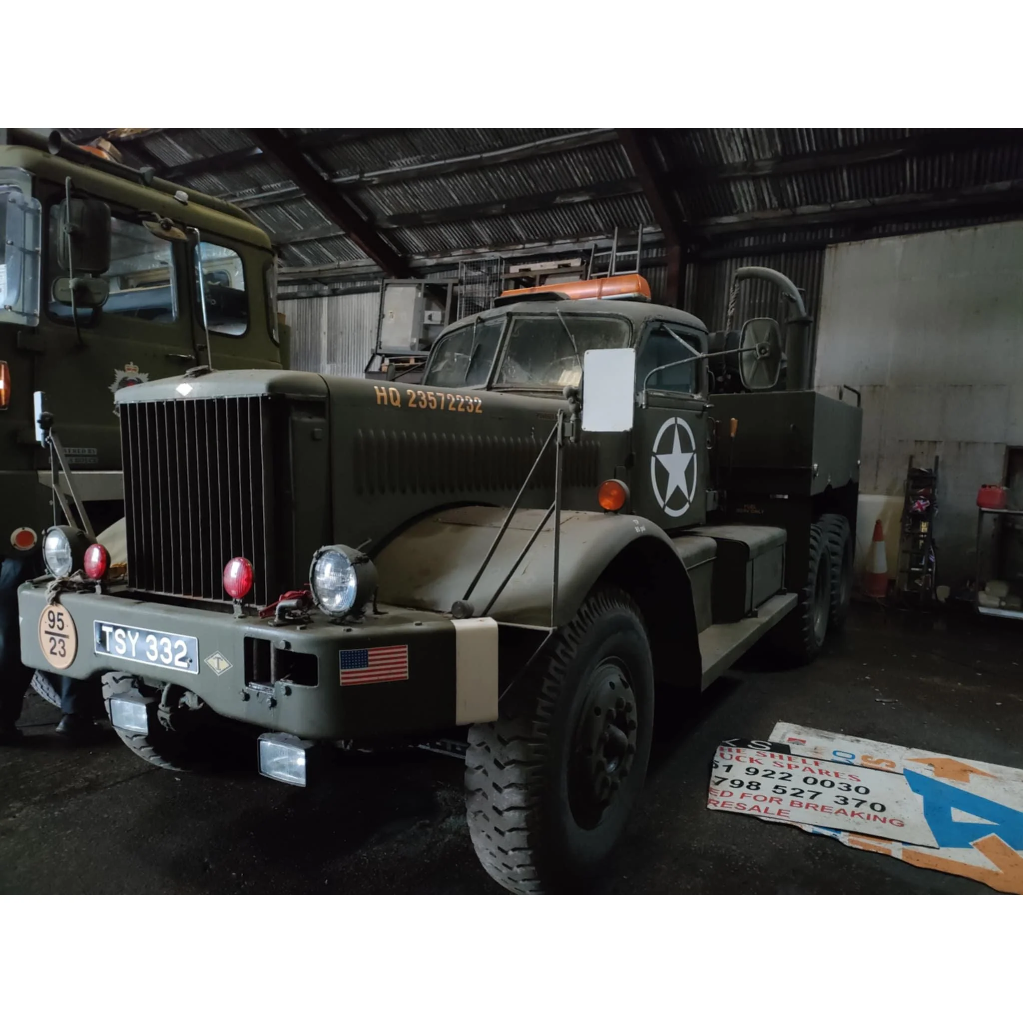 WWII Diamond T 980/981 Ballast Tractor - Original Hercules Engine